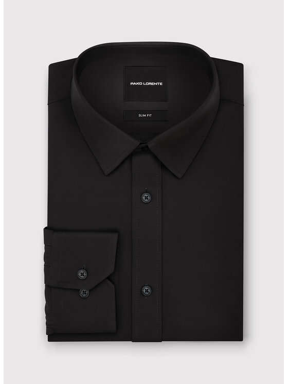 Pako Lorente Pako Lorente Koszula P26SF-1X-008 Czarny Slim Fit