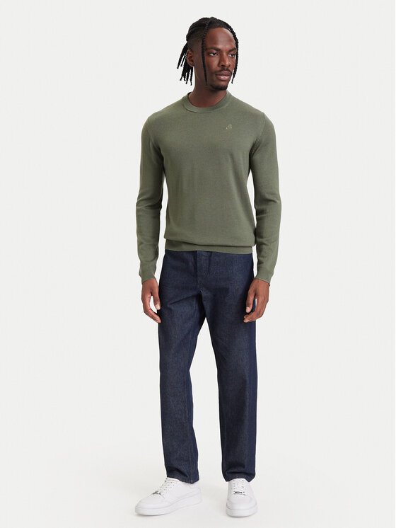 KARL LAGERFELD KARL LAGERFELD Sweter 655000 564399 Zielony ciemny Regular Fit