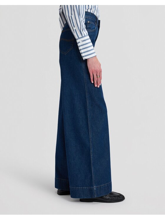 Lee Lee Jeansy EXTREME STELLA Niebieski Wide Leg