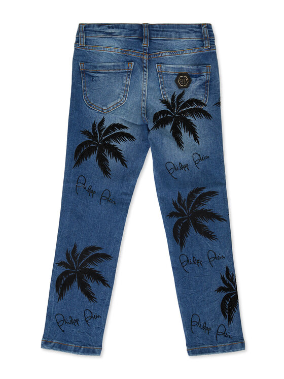 PHILIPP PLEIN PHILIPP PLEIN Jeansy 30310 Błękitny Slim Fit