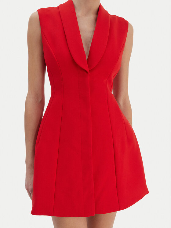Bardot Bardot Koktejlové šaty Destene 59724DB Červená Slim Fit