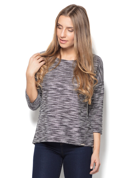 Lenitif Lenitif Blúzka K304 Sivá Regular Fit