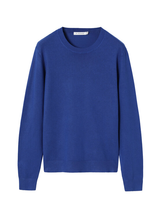 TATUUM TATUUM Sweter LOKI Niebieski Fitted Fit