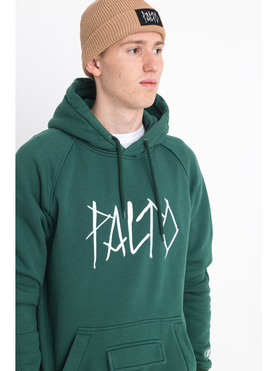 Palto Palto Bluza Logo Zielony Comfort Fit