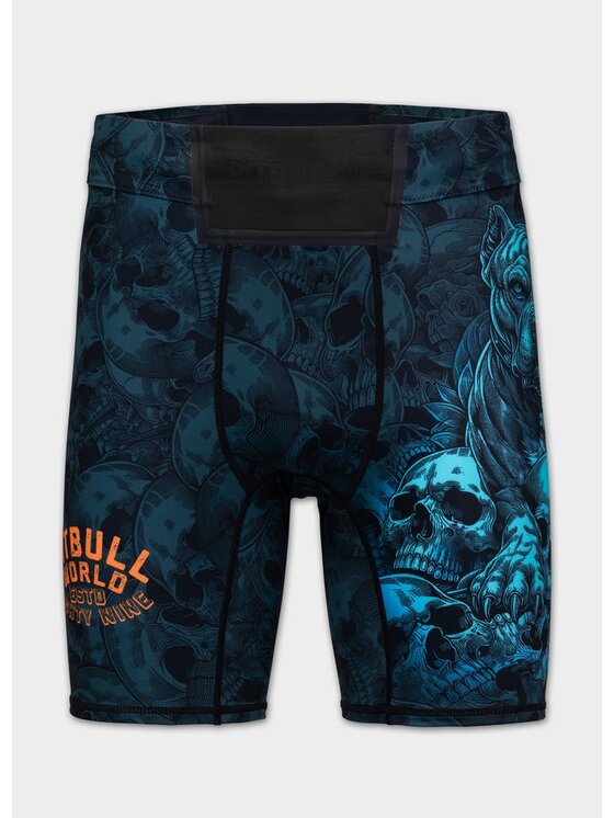 PITBULL PITBULL Szorty sportowe GUARDIAN ANGEL Czarny Regular Fit