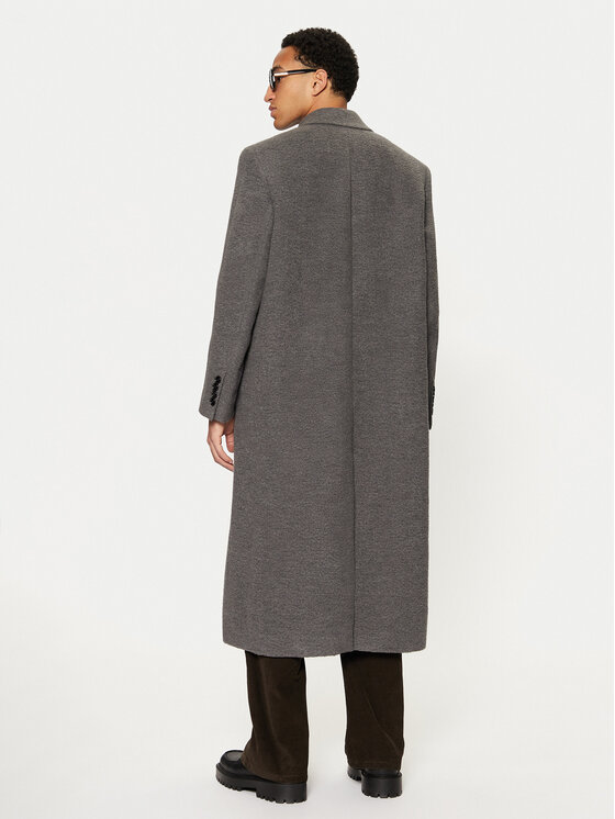 AMI PARIS AMI PARIS Prehodni plašč HCO317.WV0025 Siva Regular Fit