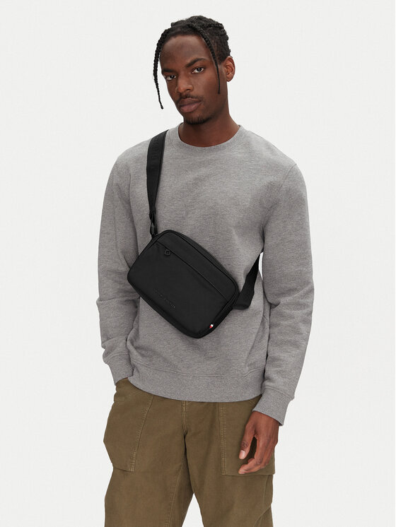 Tommy Hilfiger Tommy Hilfiger Τσαντάκι Th Repreve Camera Bag AM0AM13187 Μαύρο