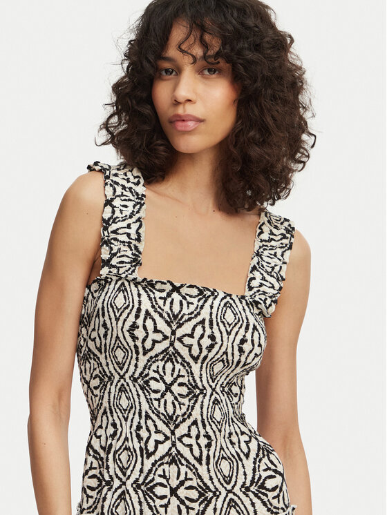 Vero Moda Vero Moda Nyári ruha Menny 10282481 Fekete Regular Fit
