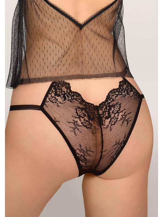Poupée Marilyn Poupée Marilyn Komplet bielizny ROSE AND LOVE Czarny A-Line Fit