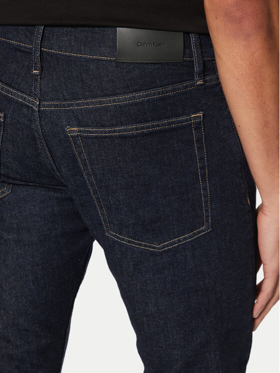 Calvin Klein Calvin Klein Traperice K10K111241 Tamnoplava Slim Fit