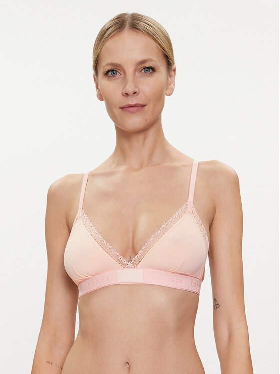 Tommy Hilfiger Bralette krūšturis UW0UW04750 Rozā