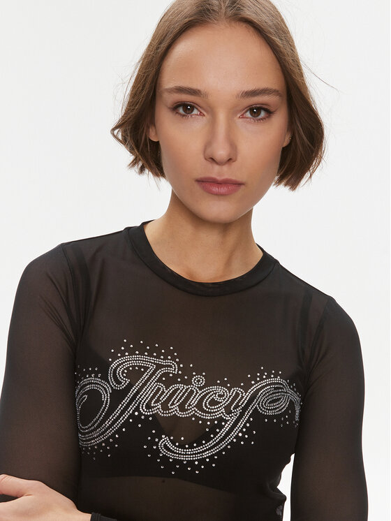 Juicy Couture Juicy Couture Bluza Raheem JCBCT223806 Črna Slim Fit