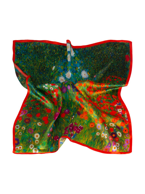 ALLORA BE UNIQUE ALLORA BE UNIQUE Foulard 100% silk Verde