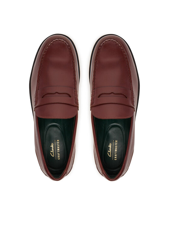 Clarks Clarks Mocasini CraftJames Lo 26183358 Vișiniu