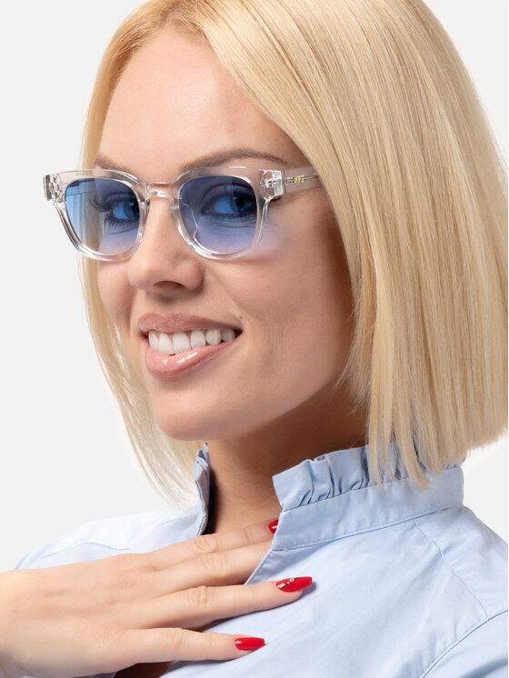 X Frame Therapy X Frame Therapy Okulary przeciwsłoneczne Transluming Niebieski