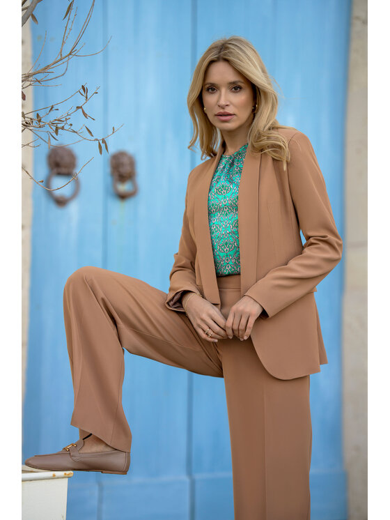 Stylove Stylove Giacca da abito S330 Marrone Regular Fit