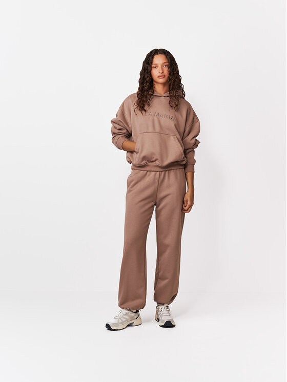 La Mania La Mania Mikina BROOK Kaki Basic Fit