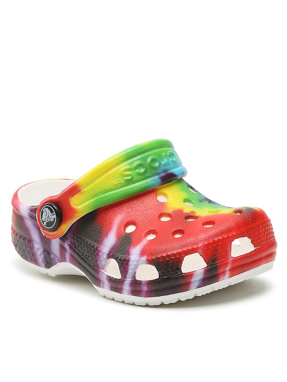 Crocs Crocs Nazouváky Littles Graphic Clog 207281 Barevná