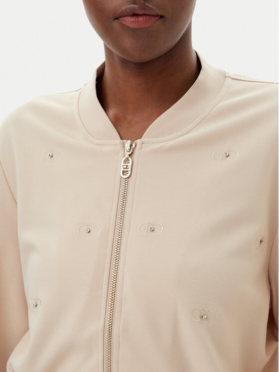 Liu Jo Sport Liu Jo Sport Felpa TA5190 J5942 Beige Regular Fit