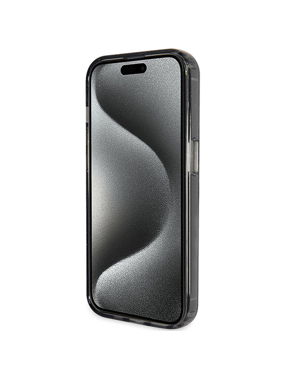 Guess Guess Etui na telefon iPhone 15 Pro Czarny