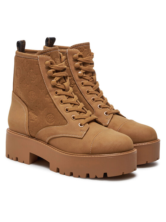 Guess Guess Škornji Vaina FLTSLR LEM10 Rjava