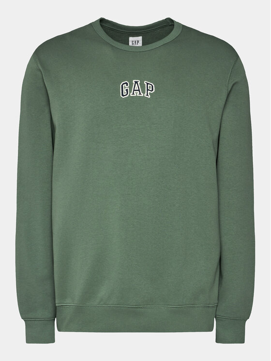 Gap Gap Džemperis 753777-00 Žalia Regular Fit