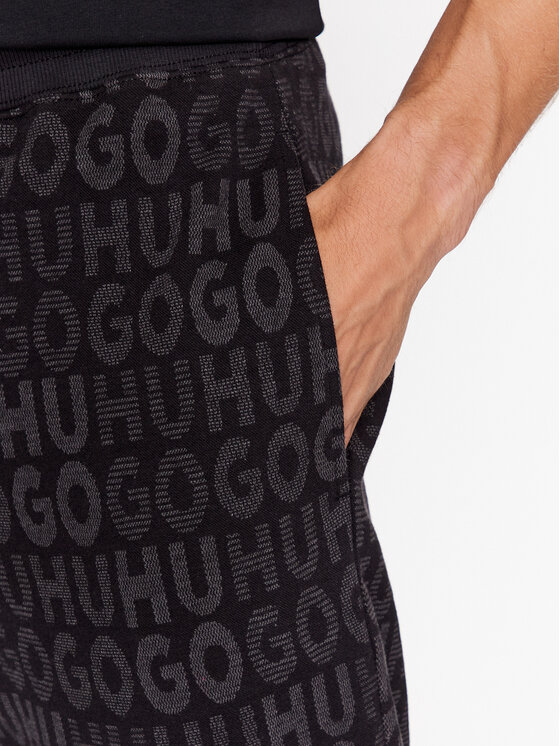 HUGO Hugo Долнище анцуг Dleets 50496635 Черен Regular Fit