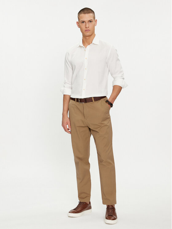 Selected Homme Selected Homme Πουκάμισο Regbond 16092566 Λευκό Regular Fit