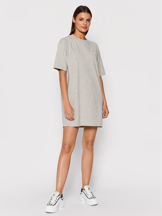 Vestito da giorno Elle 688436 Grigio Regular Fit