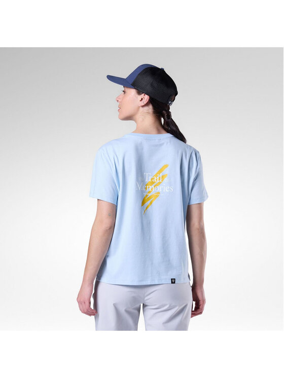 Rossignol Rossignol T-Shirt W Graphic Waterfall Tee Niebieski jasny Relaxed Fit