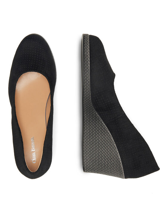 Clara Barson Clara Barson Halbschuhe WYL3760-2 Schwarz