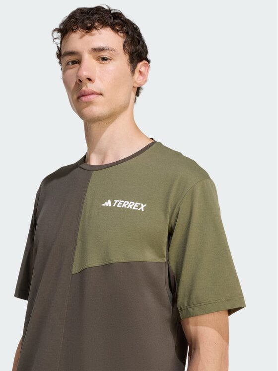 adidas adidas Koszulka techniczna Terrex Multi Climacool Tee Zielony Regular Fit
