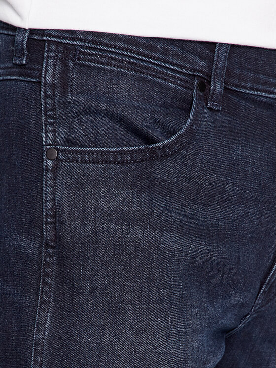 Wrangler Wrangler Džínsy Larston 112345378 Tmavomodrá Slim Fit