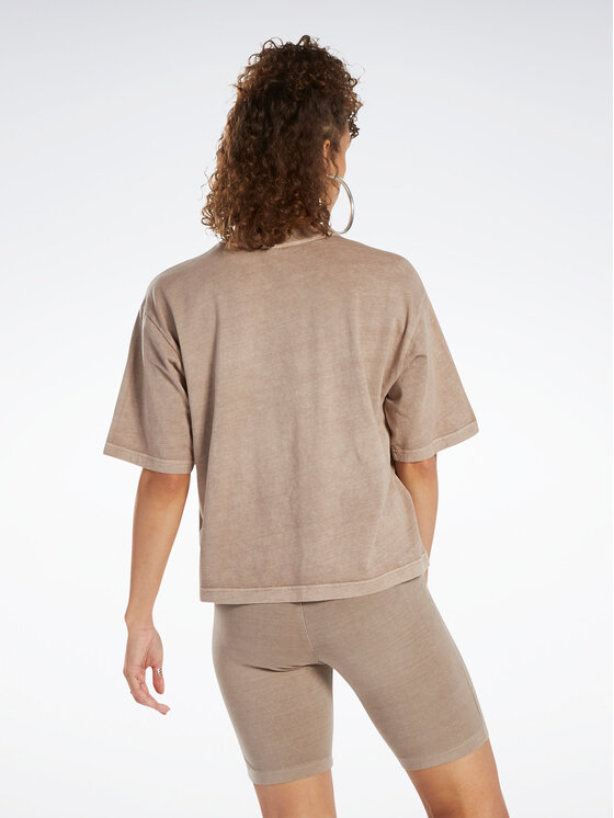 Reebok Reebok Marškinėliai Classics Natural Dye Boxy T-Shirt HS0378 Ruda