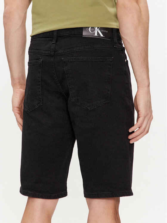 Calvin Klein Jeans Calvin Klein Jeans Džinsiniai šortai J30J324872 Juoda Slim Fit