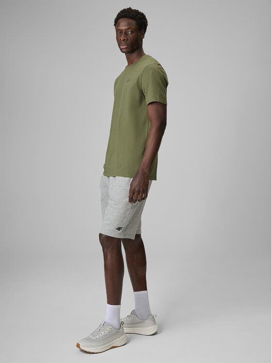 4F 4F Športové kraťasy BASIC+ Svetlosivá Regular Fit