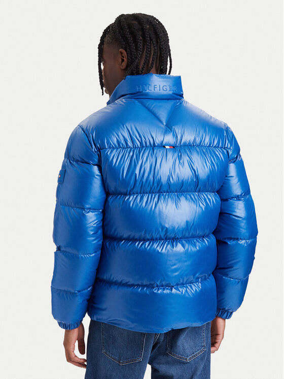 Tommy Hilfiger Tommy Hilfiger Daunenjacke MW0MW40617 Blau Regular Fit