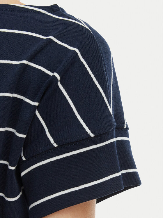 Tommy Hilfiger Tommy Hilfiger T-Shirt WW0WW49723 Tmavomodrá Loose Fit