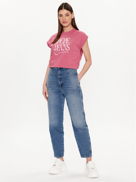 Pepe Jeans T Shirt Linda PL505385 R ova Boxy Fit Modivo.cz