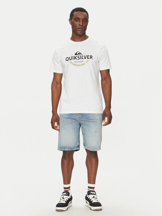 Quiksilver Quiksilver T-Shirt EQYZT08064 Λευκό Regular Fit