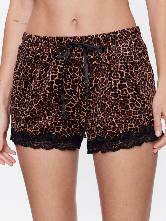 Pantaloncini del pigiama Velours Lace Leopar