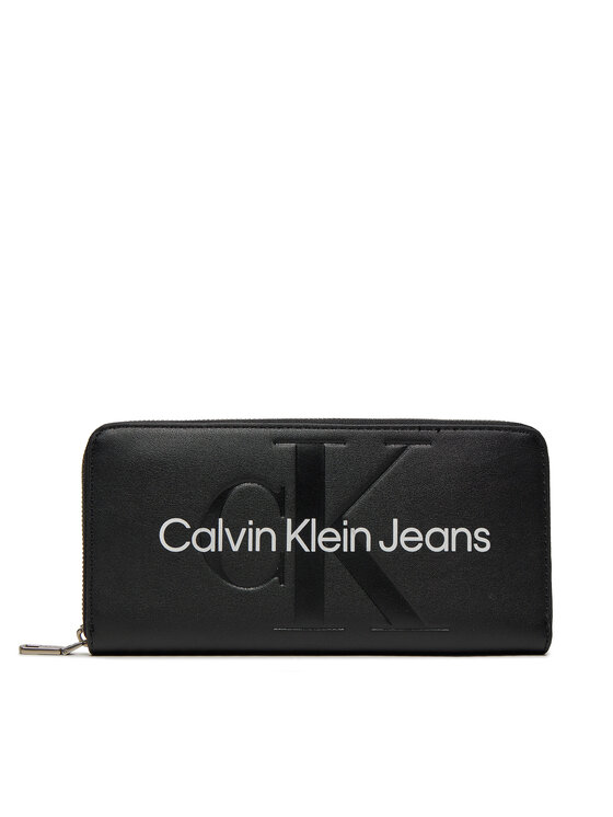 Portofel Mare de Damă Calvin Klein Jeans K60K607634 Negru