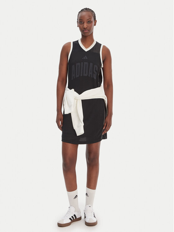 adidas adidas Kasdieninė suknelė Stadium JY6973 Juoda Slim Fit