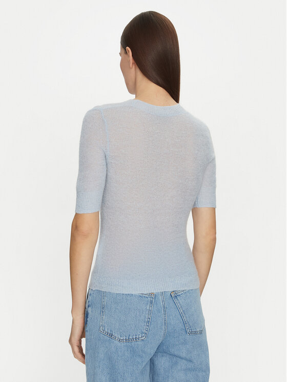 BOSS BOSS Pullover 50530718 Himmelblau Slim Fit