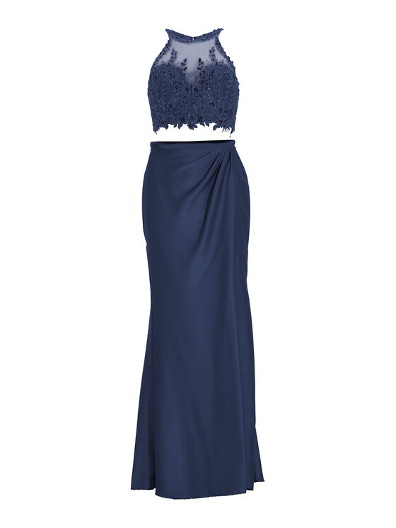 Hey Kyla Hey Kyla Večerní šaty 5AI066HK Tmavomodrá Slim Fit