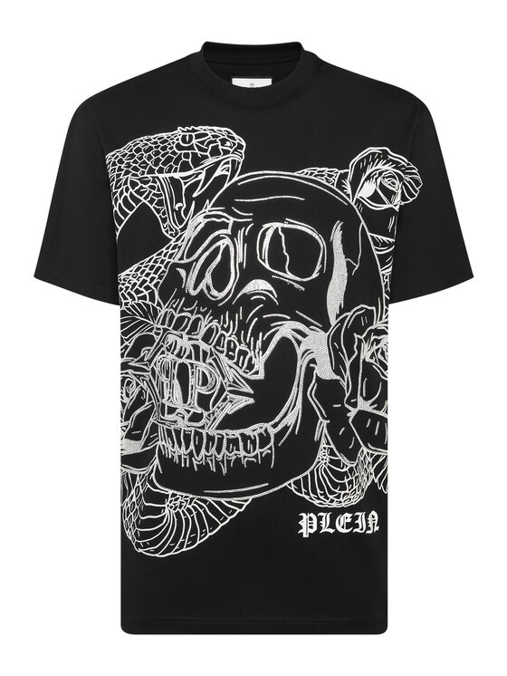 PHILIPP PLEIN PHILIPP PLEIN T-Shirt 757 Czarny Regular Fit