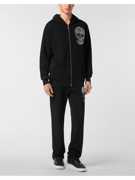 PHILIPP PLEIN PHILIPP PLEIN Bluza 26935 Czarny Athletic Fit