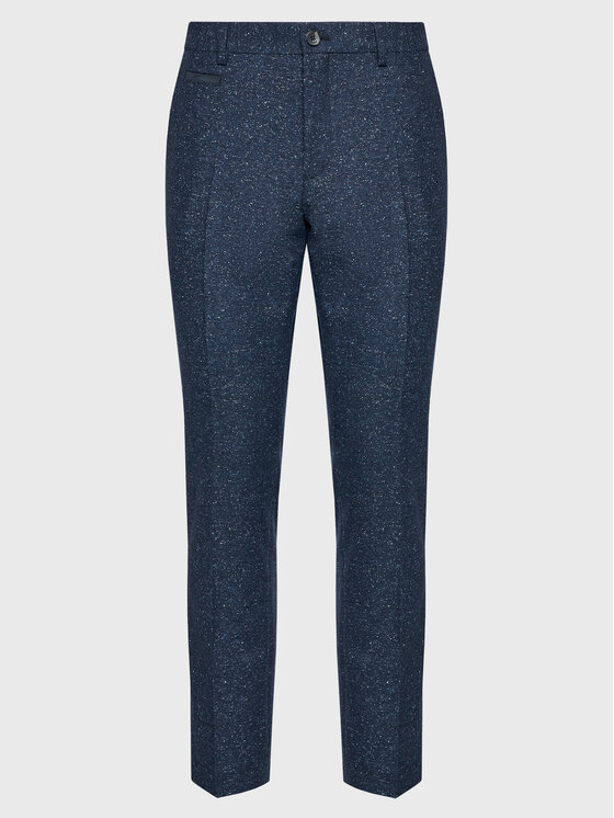 Boss Stoffhose H-Genius-224 50481960 Dunkelblau Slim Fit | Modivo.de