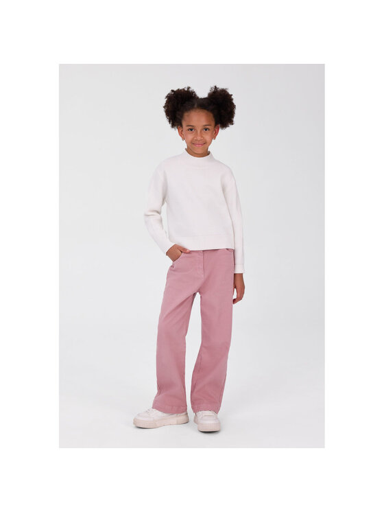minoti minoti Spodnie materiałowe 32PANT154 Różowy Wide Leg