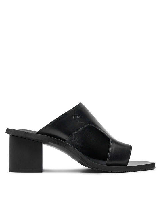 Calvin Klein Jeans Iešļūcenes 5 Heel Sandal Lh Mg Mtl YW0YW01500 Melns